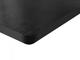 Столешница ПФ2 17 Черный левый радиусный