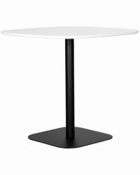 Стол обеденный DOBRIN OTIS (белая столешница, черное основание)