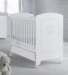 Детская кровать с бортиком Micuna Valentina 120x60 White