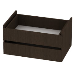 Тумба с ящиками в шкаф-купе B-T2-3(Венге)