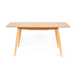 Стол раскладной Pavillion (Павильон) основание бук, столешница мдф, 80x120+40x75см, Натуральный