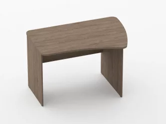 Стол эргономичный Глассй 1.12.12Пр Дуб Верцаска / Glassy