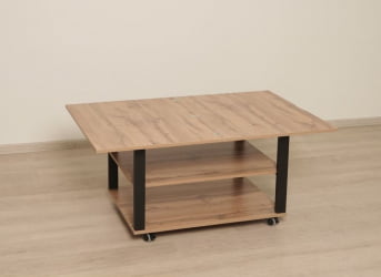 Журнальный столик на колесиках Агат 35 Дуб Вотан