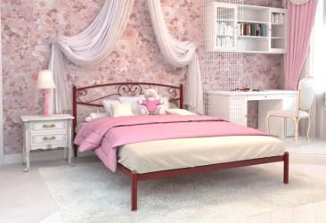 Кровать Каролина 1800х2000 Красная