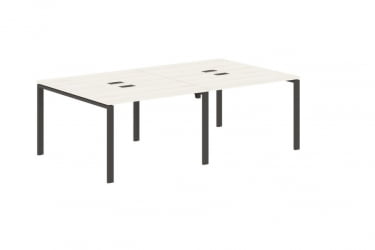 Бенч-система 4-местная EDIS EUWST 2313 Ясень Траун Мокко