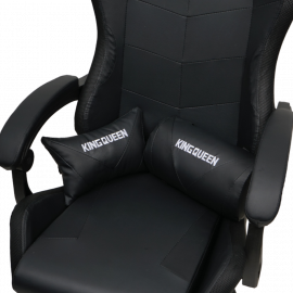 Кресло 908 KINGQUEEN цвет черный с массажем и подсветкой 908-black-mass