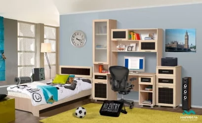 Стол письменный (универсальный) Уголок школьника Дуб беленый Туя светлая