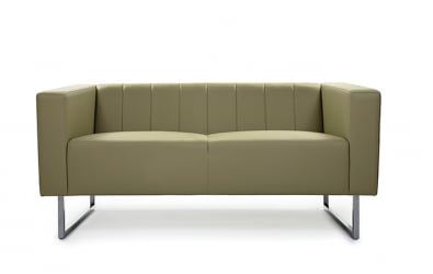 Диван с металлическими ножками Вента 2 экокожа Экотекс 3006