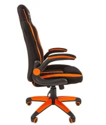 Кресло геймерское CHAIRMAN GAME 19 Оранжевый-черный
