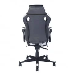 Геймерское кресло ТопЧаирс Вираге Черный-белый / TopChairs Virage