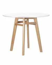 Маленький обеденный стол DOBRIN ALBERT 90 Белый