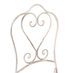 Зона отдыха Secret de Maison Monique (mod. PL08-6241.6242) металл, стол:62*73, стул: 48*40*93, Античный белый (Antique White)