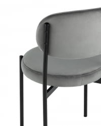 Стул Бриф NEW велюр Темно-серый