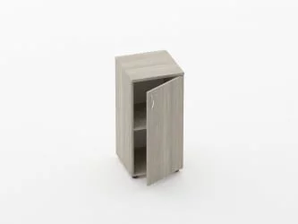 Шкаф низкий закрытый Twin 16.12.10Пр Дуб Сантана светлый