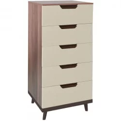 Комод Сканди с 5 ящиками Бежевый