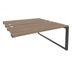 Стол-приставка двойной на О-образном м/к к опорым элем. ONIX O.MO-D.SPR-4.8 Дуб Аризона/Антрацит