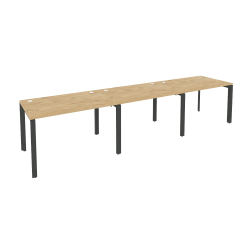 Рабочая станция на П-образном м/к ONIX O.MP-RS-3.2.8 Тиквуд Светлый/Антрацит