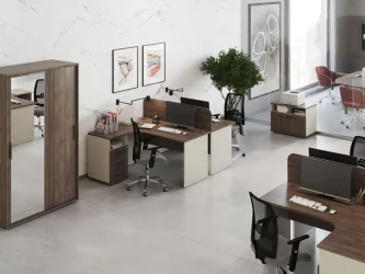 Тумба подкатная 3 ящика New Line NLN36330331 Дуб шамони темный