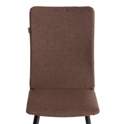 Стул обеденный La Rousse ткань рогожка, 49х50х93, коричневый/черный, 3М7-147