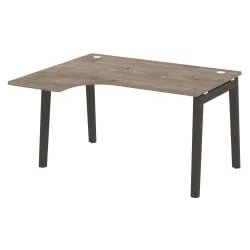 Стол эргономичный левый ОНИКС ВООД ОВ.СА-3(Л) Тиквуд Темный/Темный / ONIX WOOD OW.SA-3(L)