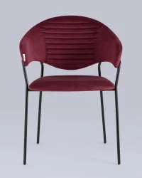 Стул Алексис велюр Винный