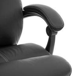 Кресло руководителя Cambridge metalBL кож/зам/ткань, черный/черный, 36-6/11