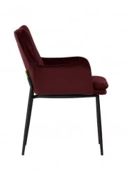 Кресло Саманта велюр Бордовый