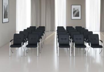 Кресло посетителя CHAIRMAN 850 N Черный