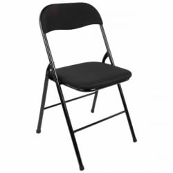 Стул складной для дома и офиса BRABIX Golf CF-007 ткань Черный