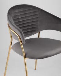 Стул мягкий Эвита Серый