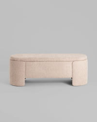 Банкетка Taks с местом для хранения букле капучино