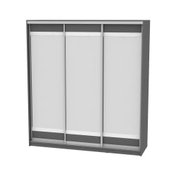 Шкаф-купе B-220х200х60-1(Графит-D10D10D10)