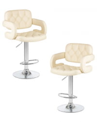 Стул барный DOBRIN TIESTO (кремовый) 2 шт