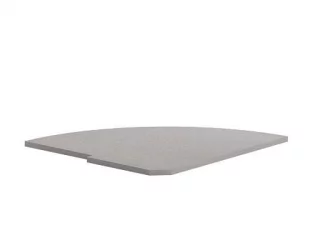 Полка заверщающая для угловой стойки PC-5.2 L Металлик