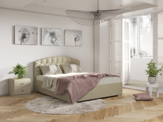 Кровать Венезиа 80кс200 велюр Севен 115 / Venezia 80x200 Seven