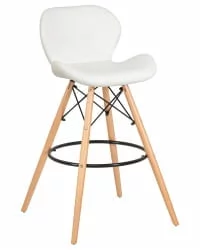 Мягкий стул DOBRIN BUTTERFLY BAR Белый