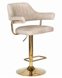 Стул барный ДОБРИН CХАРЛЙ ГОЛД (бежевый твид (ЛЕО26)) / DOBRIN CHARLY GOLD (LEO26))