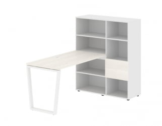 Рабочая станция EDIS EVRST 1113 Ясень Траун Белый Белый