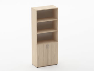 Шкаф высокий полуоткрытый Glassy 6.19.121 Дуб молочный