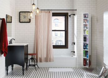 Поворотный квадратный шкаф с зеркалами в полный рост Спика Шелф Белый