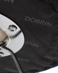 Табурет барный DOBRIN BRUNO Синий велюр MJ9-117