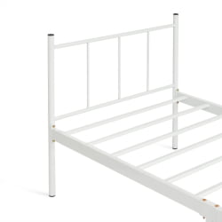 Кровать ROWENTA (mod. 9177) металл, 90*200 см (Single bed), White (белый)