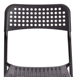 Стул со спинкой ADDE (mod. C-049) металл/пластик, 39 х 49 х 78 см, Black (черный)