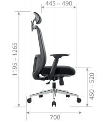 Кресло руководителя CHAIRMAN 581 Черный