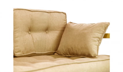 Диван двухместный DEmoku Д-2 бежевый-натуральный