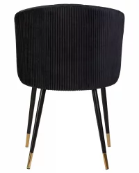 Стул обеденный DOBRIN MARY Черный велюр 1922-21