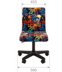 Детское кресло CХАИРМАН ТИН (КИДС) 109 черный пластик ГАМЕ / CHAIRMAN (KIDS) GAME