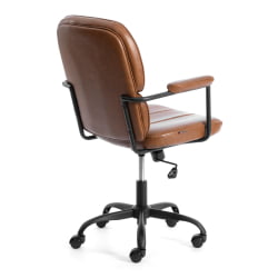 Кресло ALPHA иск. кожа, Brown (коричневый)