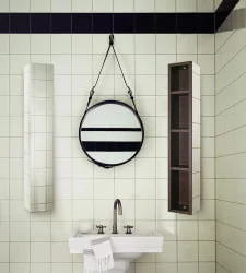 Распашной шкаф в гостиную Хоп Шелф Беленый дуб