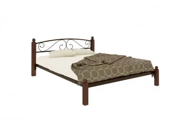 Кровать Вероника Lux 1600х2000 Коричневая